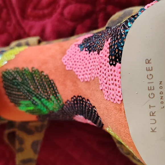 Kurt Geiger Multicolor Sequin Platform Heels - Picture 4 of 5